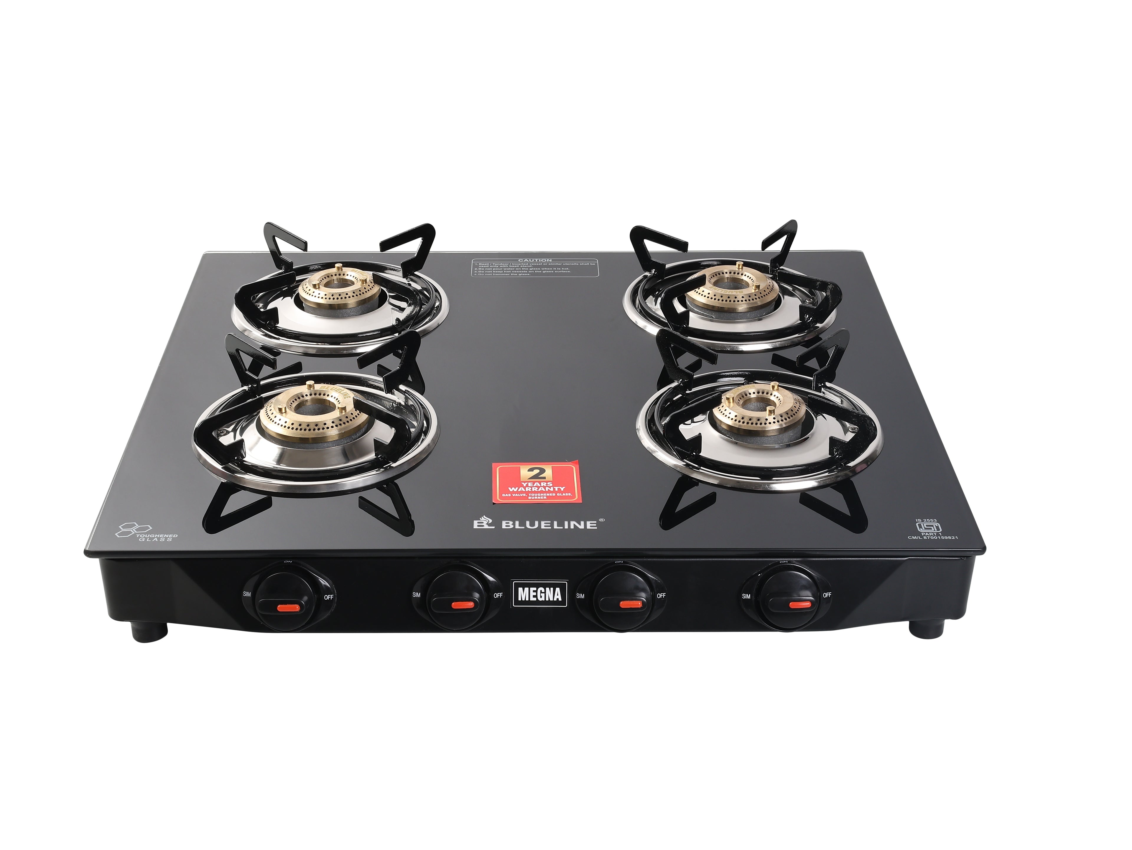 4 Burners